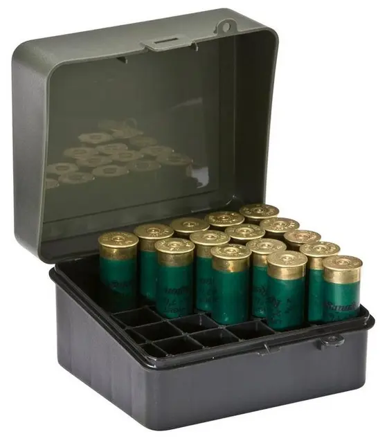Plano 12 Gauge Shot Shell Case 25-skudd patronboks for hagleskudd 