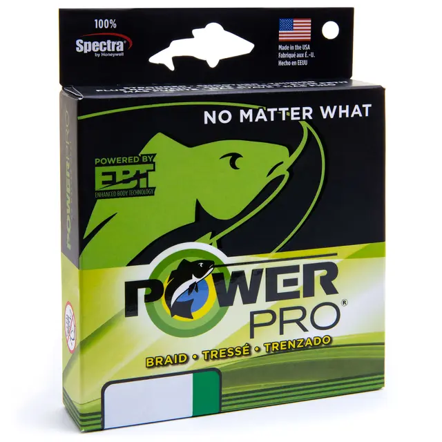 PowerPro Moss Green 455m 0,43mm Ultrastark flätlina 