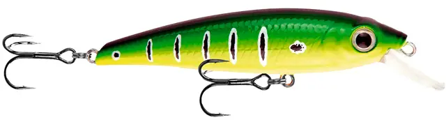 Prey Salmon Target Green Tiger 6cm Wobbler som flyter och kastar långt 