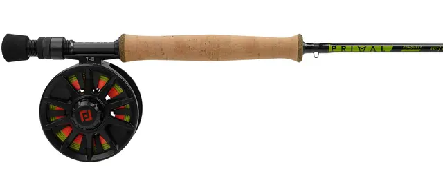 Primal Conquest 9' #8/ Flylab Surge 7/8 4-delat flugsett med backing och lina 