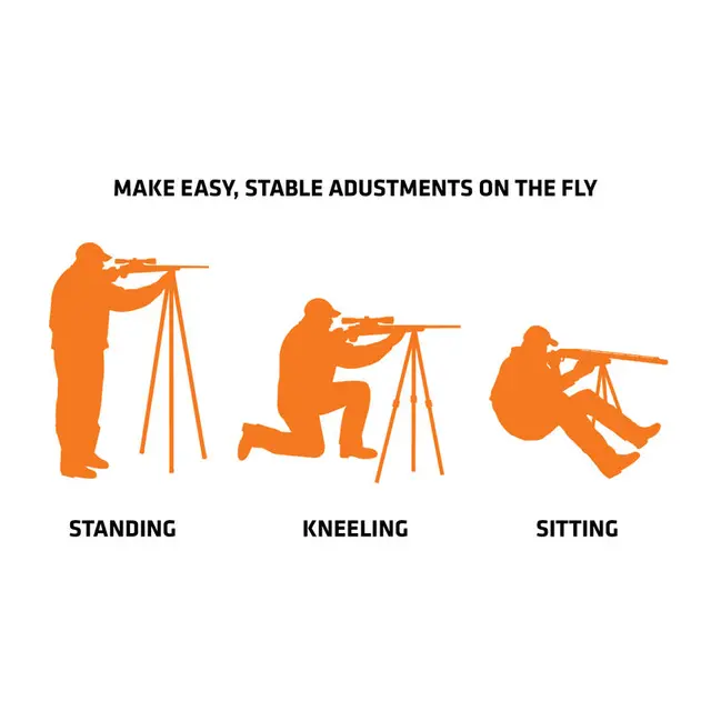 Primos Trigger Stick Gen3 24"-62" Tall Stående tripod skytestokk og skytestøtte 