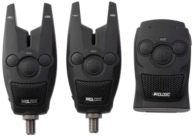 ProLogic BAT Bite Alarm Blue set 3+1 Napplarm med rött LED-ljus och ljud 