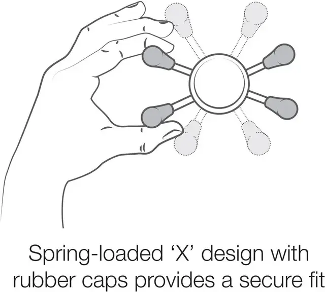 RAM X-Grip Universal Phone Holder w/ball Universal telefonholder med RAM B kule 