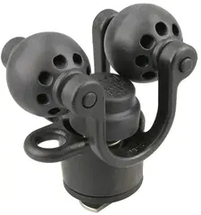 RAM Roller-Ball Paddle Accessory Holder Holder for åre/håv for skinnemontering