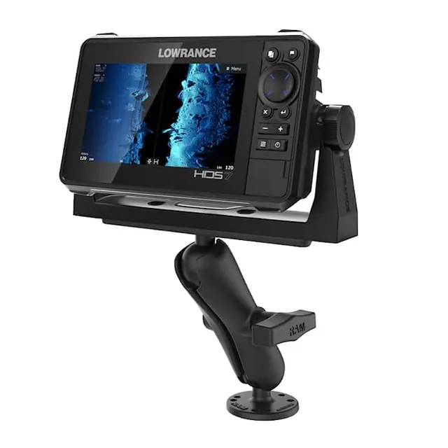 RAM Mounts Universal Electronic Mount C-kule 6 1/4 X 2 ekkolodd 5-7'' 