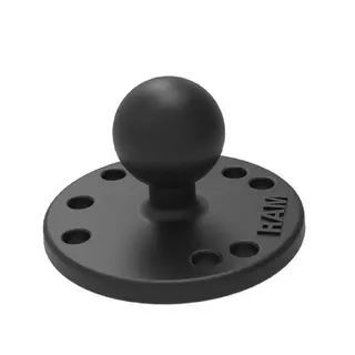 RAM Round Plate With Ball B Size Kulebase i størrelse B