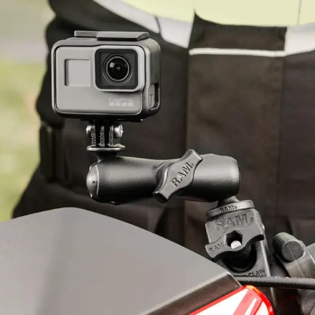 RAM Tough-Claw Action Camera Mount Feste med klype og arm for actionkamera 