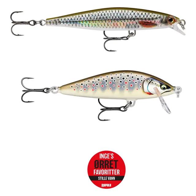 Rapala Inge Rønnings öringsfavoriter Stilla vatten, 2 Pk 
