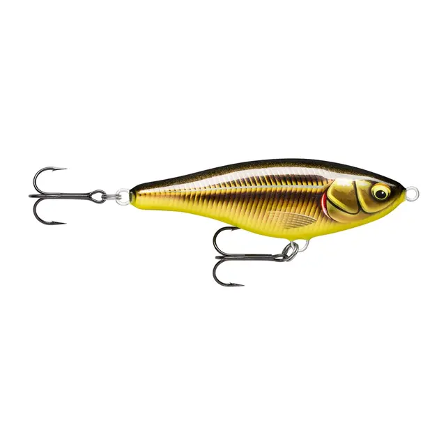 Rapala Twitchin Rap 12cm GSML Fiskas aktivt precis under ytan 