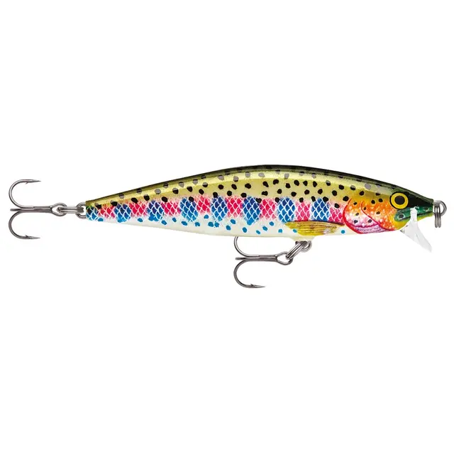 Rapala FLAT RAP RT 8cm Liten wobbler med kraftig gång 