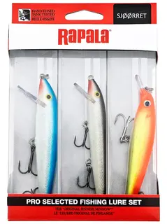 Rapala paket f&#246;r &#228;delfisk B&#228;sts&#228;ljande wobbler f&#246;r &#228;delfisk