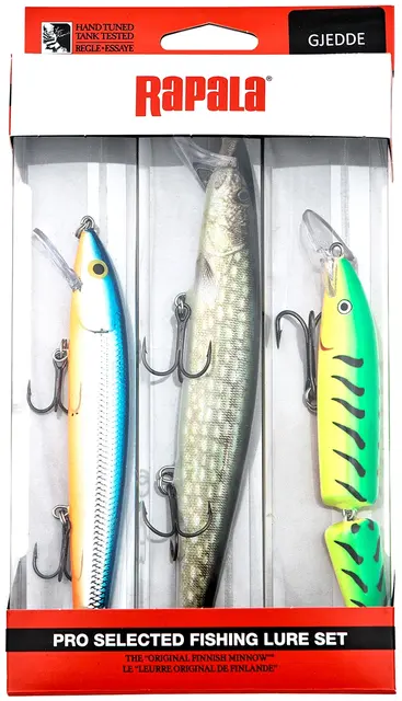 Rapala Gäddset 3-pack wobbler 