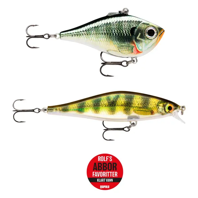 Rapala Rolf's Abborfavoritter 2-pack, Klart vatten 
