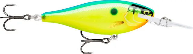 Rapala Shad Rap Elite 7,5cm 12g GDPRT Premium balsawobbler med max kastlängd 