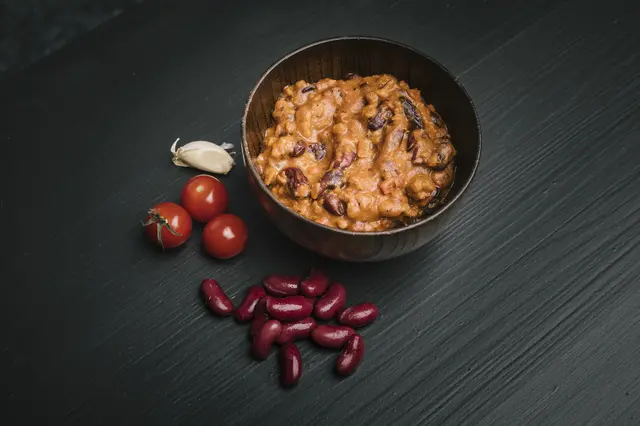 Real Turmat Chiligryte bønner vegan Smaksrik vegan klassiker med bønner 