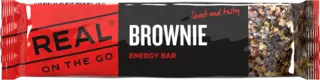 Real On The Go Brownie Energy Bar Proteinbar med smak av sjokolade