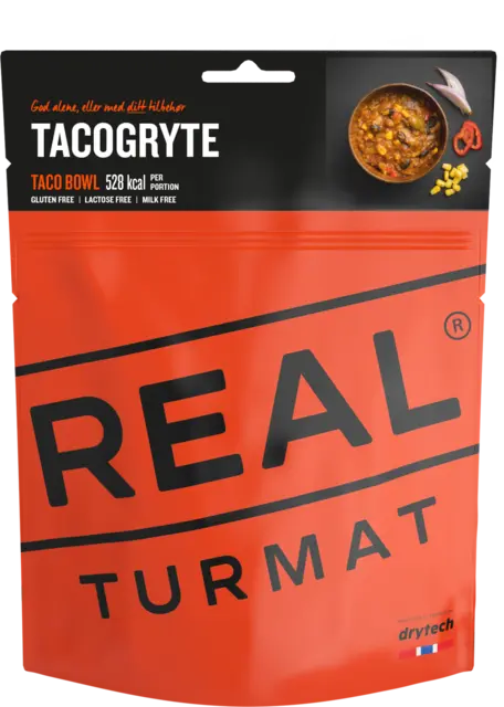 Real Turmat Tacogryte Fredagtaco også ute på tur 