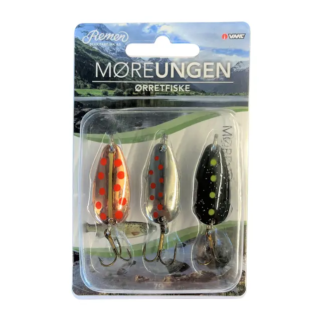 Remen Møreungen Skeddragskit 3-pack 12g Livlig skeddrag vid låga hastigheter 