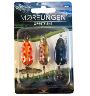 Remen M&#248;reungen Skeddragskit 3-pack 12g Livlig skeddrag vid l&#229;ga hastigheter