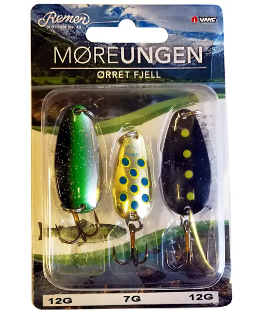 Remen Møreungen öring fjällset 3-pack 
