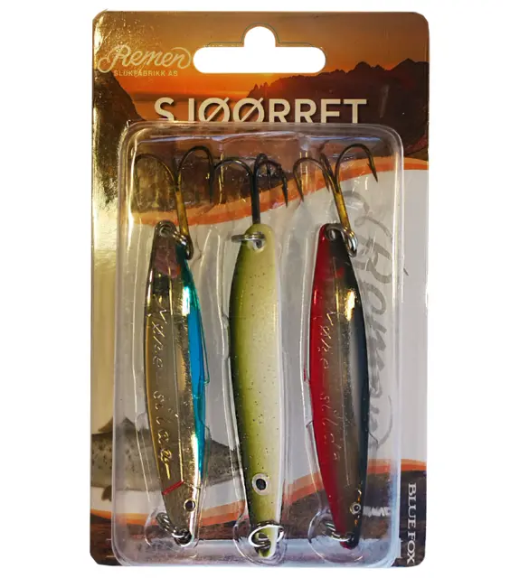 Remen Blue Fox Havsöring Skeddragskit 3-pack 