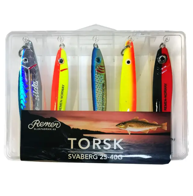 Remen Torsk Svaberg 25-40g Skeddragskit för torsk 