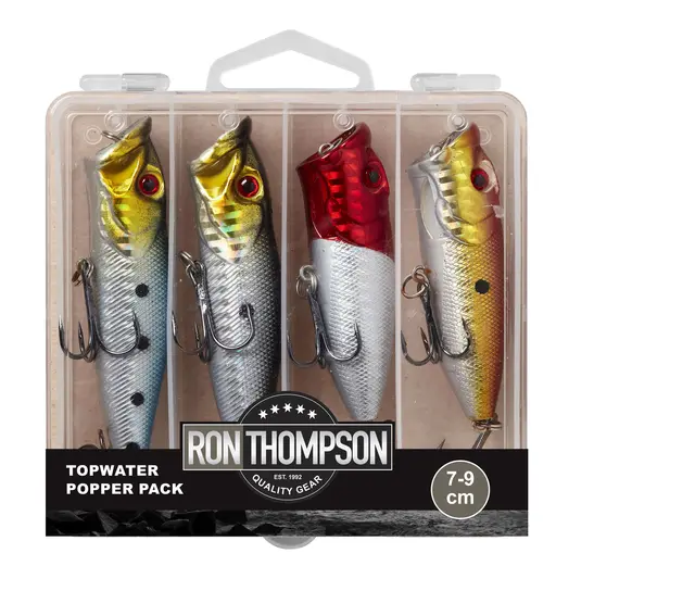 DAM Topwater Popper Pack 7-9cm 11 og 13g 