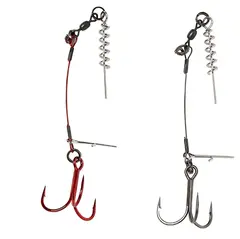 Savage Gear Corkscrew Stinger Single Carbon49, 2 st