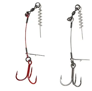 Savage Gear Corkscrew Stinger Single Carbon49, 2 st