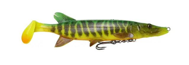 Savage Gear 4D Pike Shad 20cm Fire Tiger - 65g 