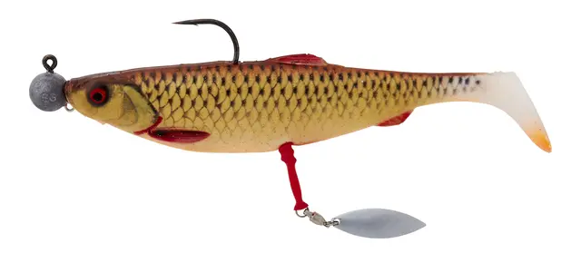 Savage Gear Screwin Spin Teaser S Silver Red, 3pack 