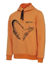 Savage Gear Mega Jaw Hoodie Komfortabel Luvtröja, Sun Orange