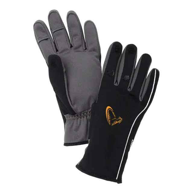 Savage Gear Softshell Winter Glove L Black, Handske 