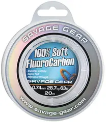Savage Gear Soft Fluoro carbon < 0,49mm Super soft, høy knutestyrke