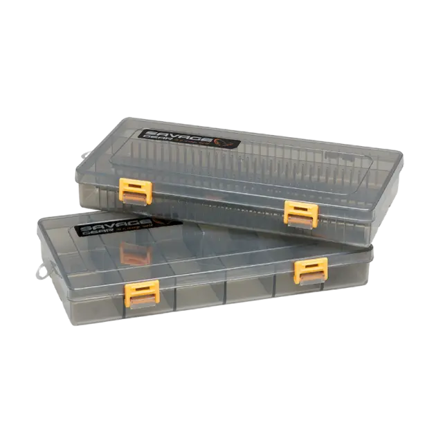 Savage Gear Flat Lure Box Smoke Kit Stor och högkvalitativ betesbox 