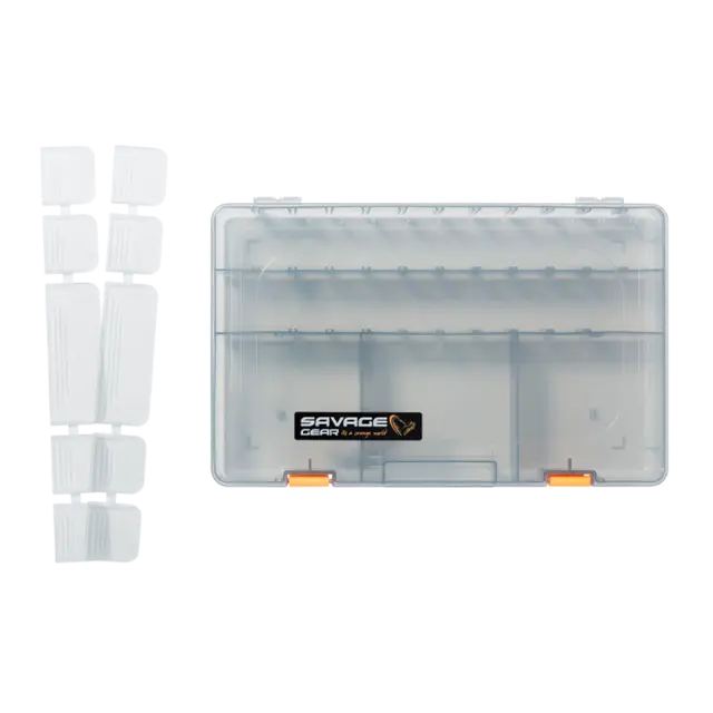 Savage Gear Lurebox 6D Betesbox med fasta fack och skiljeväggar 