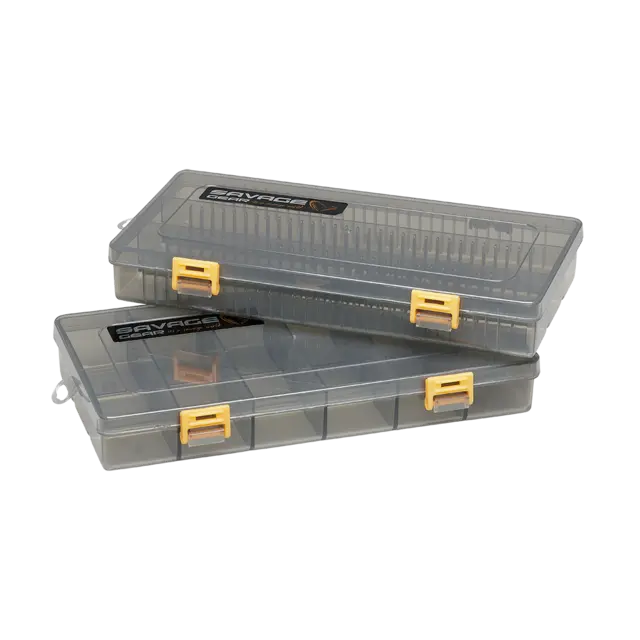 Savage Gear Flat Lure Box Smoke Kit Stor och högkvalitativ betesbox 