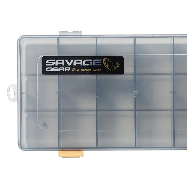 Savage Gear Flat Lure Box Smoke Kit Stor och högkvalitativ betesbox 
