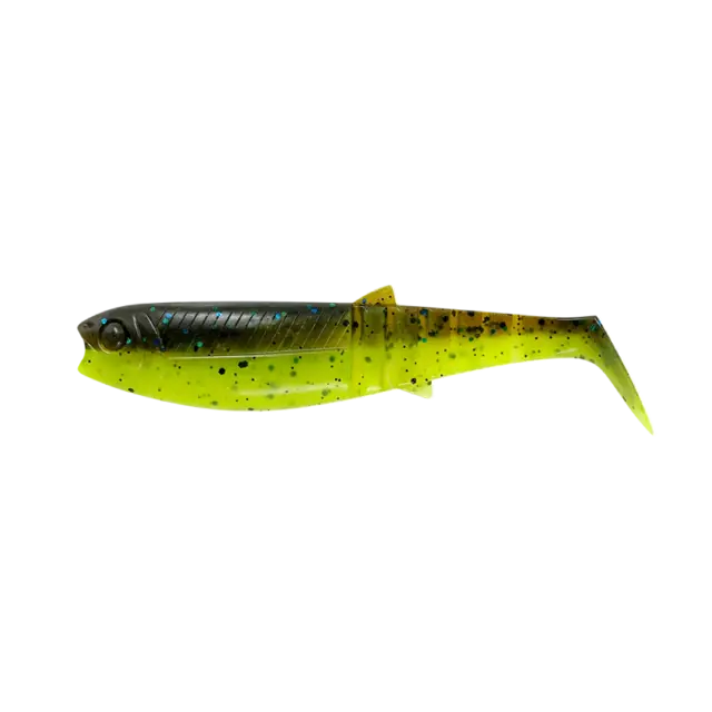 Savage Gear Cannibal Shad 6,8cm 3g Chartreuse Pumpackin 5-pack 