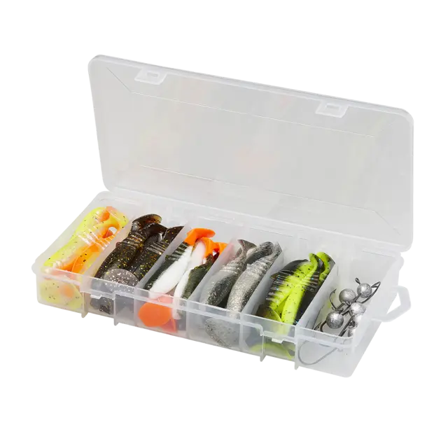 Savage Gear Cannibal Shad Kit 10/12,5cm Shadder med blandede farger 36 deler 