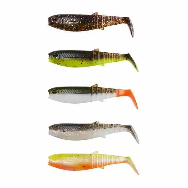 Savage Gear Cannibal Shad Kit 10/12,5cm Shadder med blandede farger 36 deler 