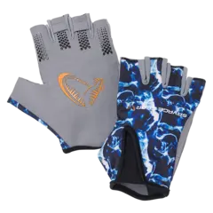 Savage Gear Marine Half Glove Sea Blue, Fingerlös Handske