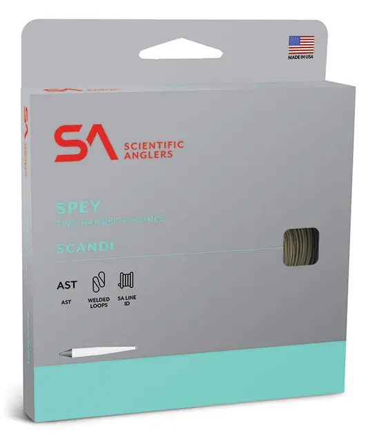 SA Spey Lite Scandi Head 150 Grain Kan brukes med enhåndsstenger 