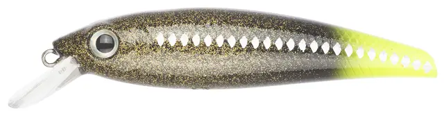 Prey Salmon Target UV Yellow Tail 8,5cm Wobbler som flyter och kastar långt 