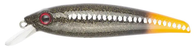 Prey Salmon Target UV Orange Tail 8,5cm Wobbler som flyter och kastar långt 