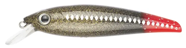 Prey Salmon Target UV Red Tail 8,5cm Wobbler som flyter och kastar långt 