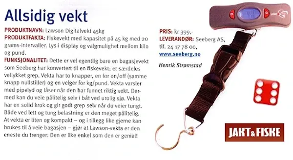 Lawson digital våg 45 kg Mycket exakt 