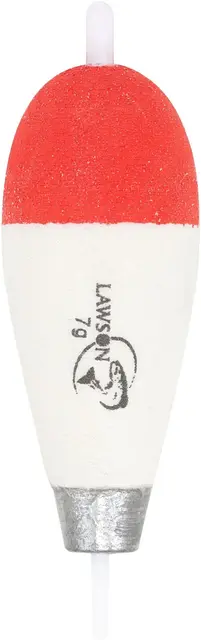 Lawson Flöte 7g Klassisk röd och vit foam flöte 