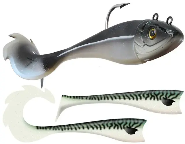 Strike Pro Hali Bandit 360g Midnight Glo Havfiskejigg for kveite, torsk og sei 