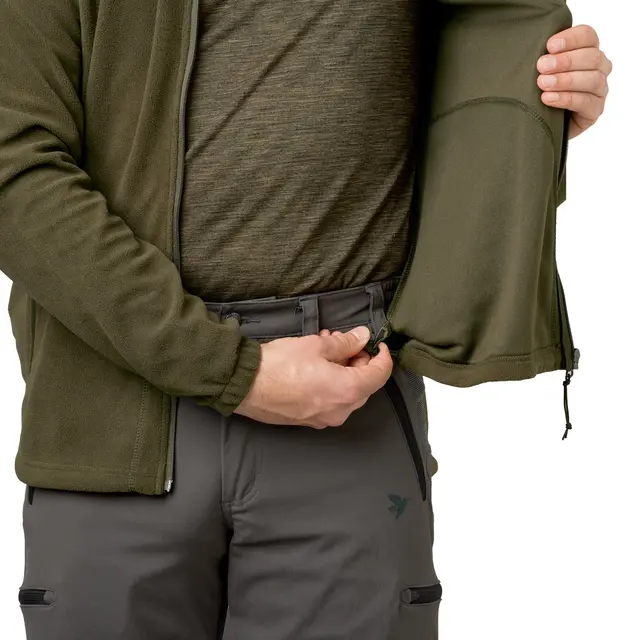 Seeland Benjamin Fleece Pine Green XL Lätt och varm fleecejacka för män 